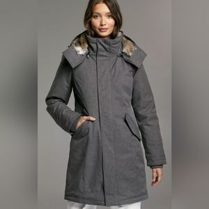 Babaton OSKAR parka, size S, charcoal gray